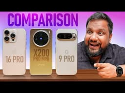 vivo X200 Pro Mini vs iPhone 16 Pro vs Pixel 9 Pro - Compact Pro Camera Test!