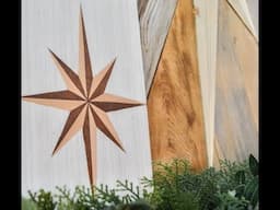 Wooden Christmas Star Tutorial (No saws required)