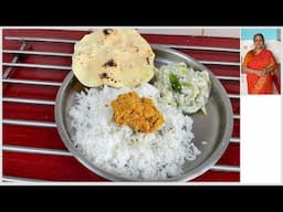 South Indian Lunch / Dinner Recipe I Traditional & Healthy I Paruppu Thogayal & Potlakaya Pachadi