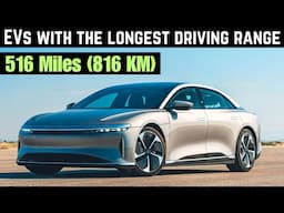 Top 5 Longest Range Electric Cars for 2024 - EVs With The Longest Driving Range!