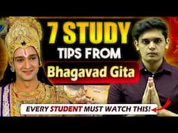 7 Study Tips From Bhagavad Gita🔥| Most Scientific Study Hacks| Prashant Kirad