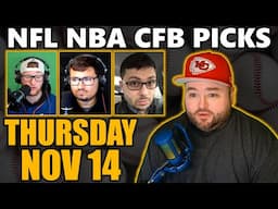 Thursday Picks with Kyle Kirms | NBA CFB CBB 11/14