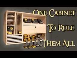 The Ultimate Drill Storage and Charging Cabinet