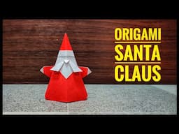 Origami Santa Claus | Christmas Decoration | Origami tutorial | Paper craft