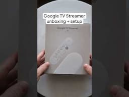 Unboxing the new Google TV Streamer 4K #Google #ASMR #GoogleTV