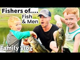 Little Boys Fishing Fun || Raise Your Children To Know God