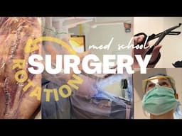 SURGERY ROTATION VLOG + REVIEW [expectations vs reality] | Life of a Med Student