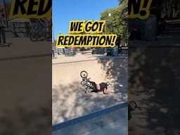 BMX TRICK REDEMPTION!! #shortsfeed #bmxpark #subscribe #skatepark #bmx #bikelife