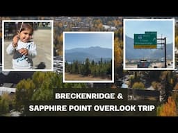 Breckenridge and Sapphire point Overlook Fall Trip w/ Tesla Autopilot! Fall Colors 2024 #Tesla #FSD