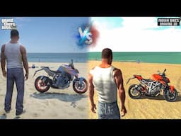 GTA 5 VS INDIAN 🇮🇳 BIKE DRIVING 3D #gta5 #gaming #viralvideo