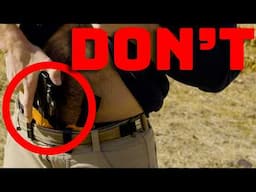 AIWB Concealed Carry Draw for Dummies! (You)