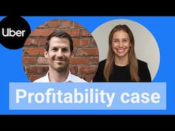 Profitability consulting case interview: Self driving Uber (w/ Bain and McKinsey Consultants)