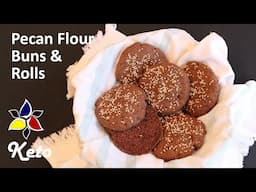 Pecan Flour Buns and Rolls – easy keto buns, sugar free, gluten free bread