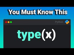 What Does type Do in Python?