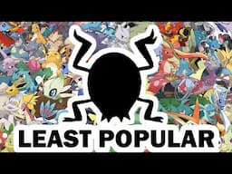 Who's the LEAST popular Pokémon? (2024)