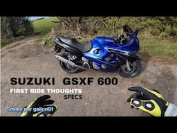 Suzuki Gsx 600 f New Motorbike Reveal First Ride Thoughts And Specs