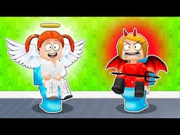 Angel Baby vs Demon Baby Potty Training! | Roblox