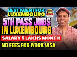 Luxembourg Jobs for Indians | Jobs in Luxembourg | Luxembourg Jobs for Indians