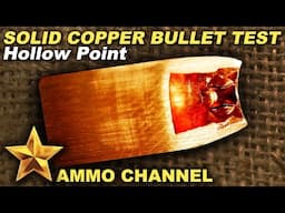 What makes a solid copper bullet expand?