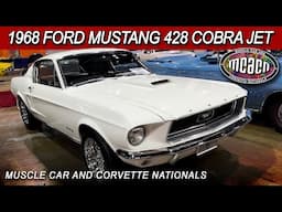 🏁 1968 Ford Mustang 428 Cobra Jet Factory Engineered Race Car at MCACN Show V8TV