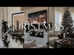 *NEW* 2024 Christmas Decorate With Me | Part 1 | Gathering Space | Decorating Ideas 🌲🎅🏼🎄❤️