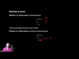 Propositional Logic 10 - Methods of Proof