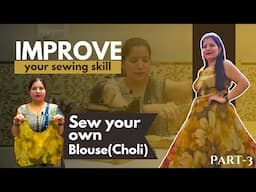 learn to Stitch Your Own Blouse and skirt|| Part 3️⃣| Empowering Women| Skill Development|