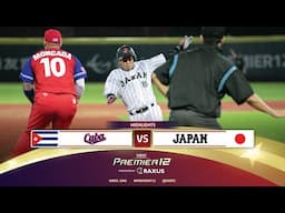 HIGHLIGHTS | Game 26 Cuba vs Japan | WBSC Premier12 2024 presented by RAXUS