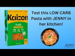 Try this LOW CARB Pasta with JENNY in her kitchen!