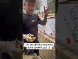 The best bricklaying hack since profiles 👌🧱##bricklaying #bricklayer #construction #flemishbond