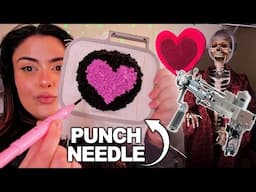 I'M BACK! I love y'all... Finally Starting PUNCH NEEDLE!! New Frame, New Designs & Tufting Rugs!