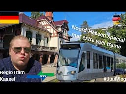 TRAMS op DIESEL rondom KASSEL | RegioTram Kassel met het #Deutschlandticket | #JuulVlog