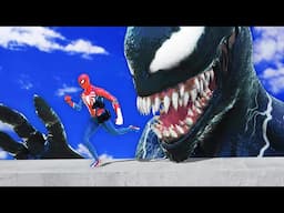 HUGE Venom EATS Spiderman... (Bonelab VR Mods)