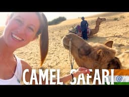 Thar Desert Camel Safari (Sam Sand Dunes) 🇮🇳 Rajasthan, India Travel Vlog