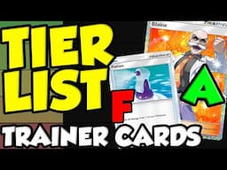 POKEMON TCG POCKET TRAINER CARD TIER LIST - Best Pokemon TCG Pocket Trainer Cards!