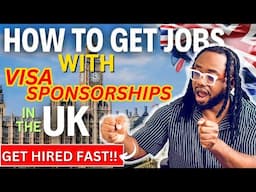 Get Hired FAST with Visa Sponsorship in the UK! | How to Get UK Jobs