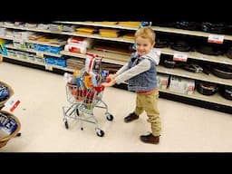 3 Year Old Shopping Spree!