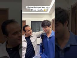 Mausa ji shayad kuch bhool rahe hain😇😂 | Raj Grover | #shorts