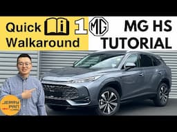 📗NEW MG HS Tutorial - 1. Quick Start-up Walkthrough | User Guide, Owner's Manual