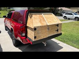 Short bed truck camper extension for my Toyota Tacoma