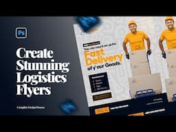 Create Stunning Flyers for a Logistics Brand in Photoshop like a PRO