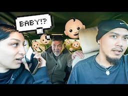 Telling My Dad "WE'RE HAVING A BABY" then IMMEDIATELY Walking Away! *HILARIOUS REACTION*