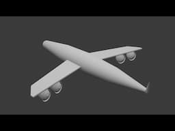 How to create Aeroplane in Blender | Blender Modeling Tutorial | Blender 4.2 Tutorial