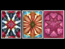 A Virtual Ice Dyed Art Exhibit