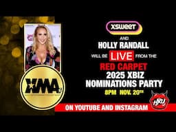 XSweet & Holly Randall live from the red carpet for the 2025 XMA nominations party!