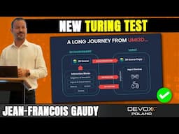 Putting It All Together: The New Turing Test • Jean-Francois GAUDY • Devoxx Poland 2022