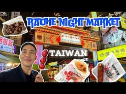 TAIWAN Part 5 | RAOHE NIGHT MARKET | What are the MUST TRY? | Is It REALLY WORTH A Visit?