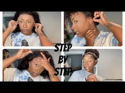 Super Detailed Step by Step Invisible String Wig Install! Ft. cynosure hair