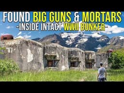 Found BIG GUNS & MORTARS in intact WWII bunker | ABANDONED