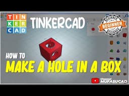 How To Make A Hole In A Box In TinkerCAD